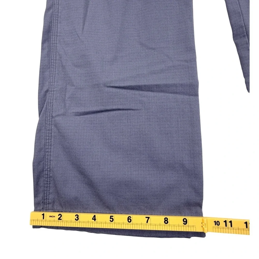 Carhartt Cargo Scrub Pants Men Large Regular Gray Cotton Blend Ripstop C54108